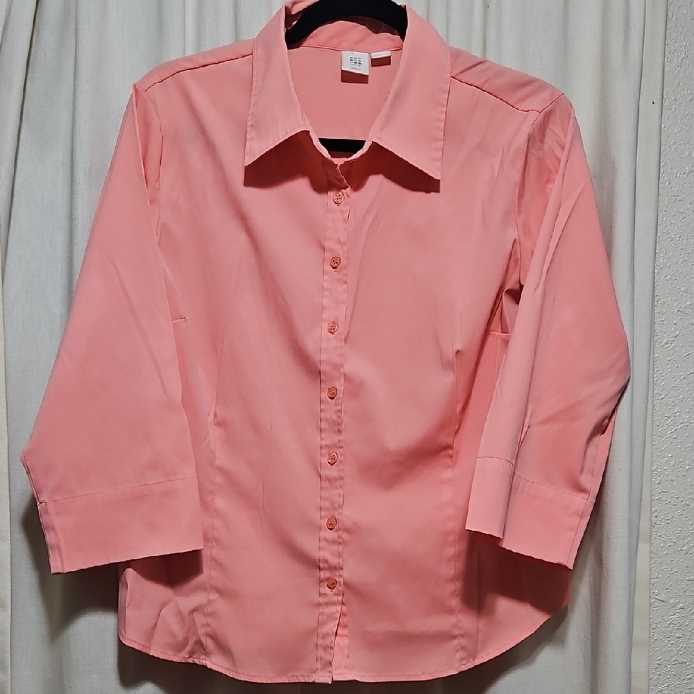 Apt. 9 Women's Coral Button-Down Shirt